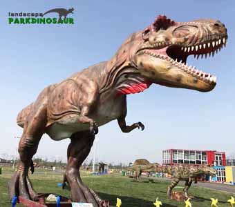 Animatronic valtava dinosauruspatsas T-Rex